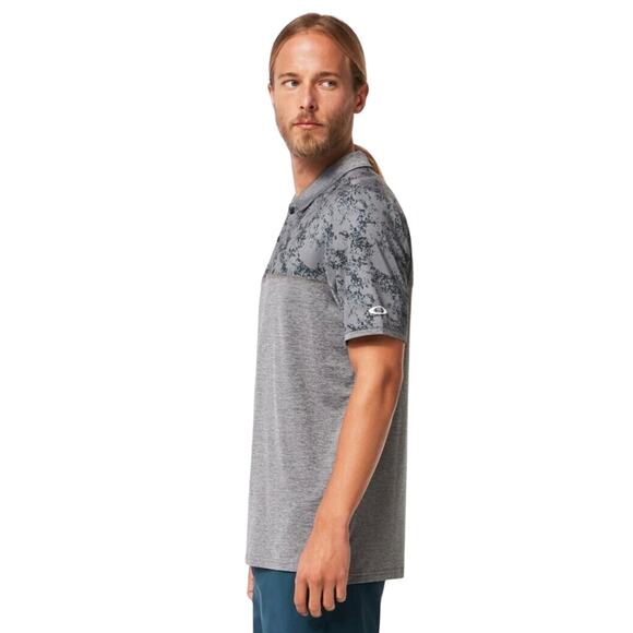 Oakley Men’s Sand Block Short Sleeve Polo size Large Dark Slate - Picture 3 of 13